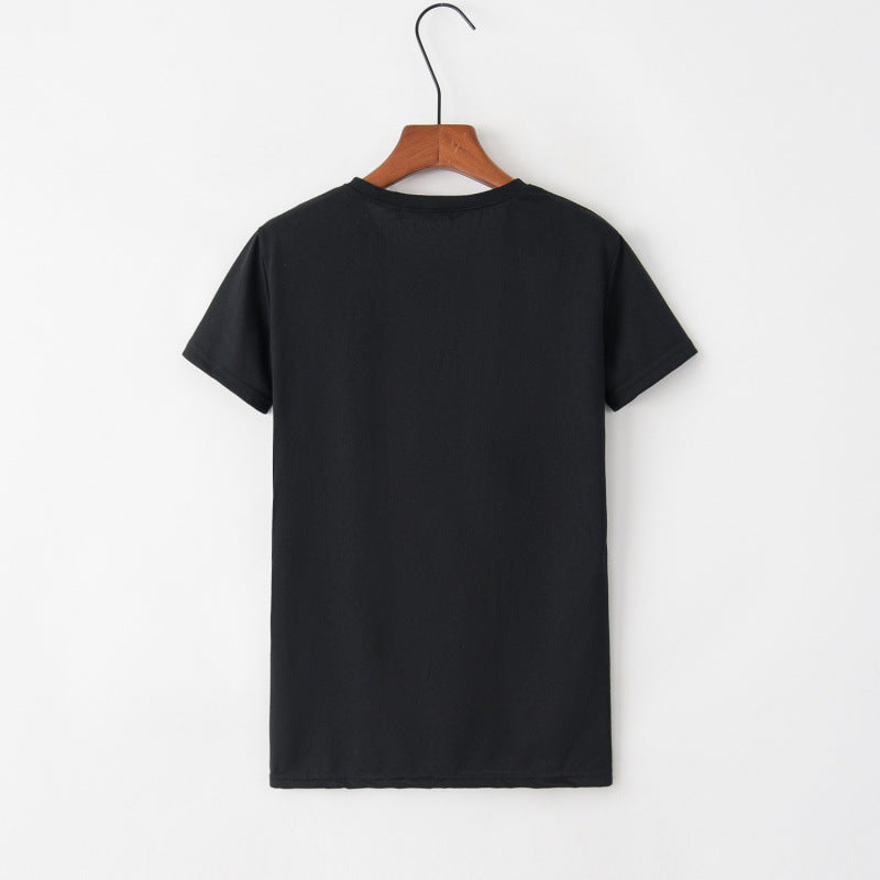 Kvinders T-shirt med kreativ kunsttryk Stilla