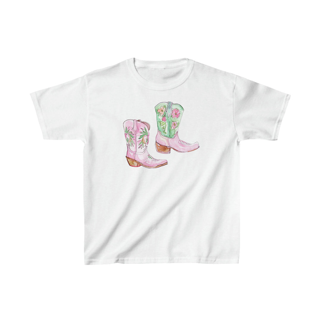 Dame T-shirt med dekoreret hjerte-motiv Skovae