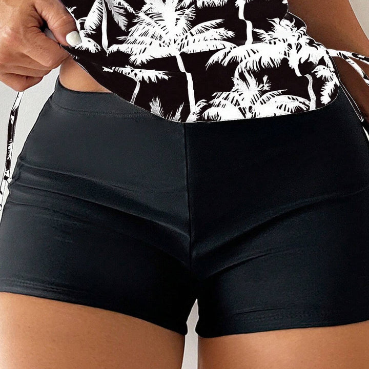 Dame Sports Tankini-sæt med justerbare sidesnore Skovae
