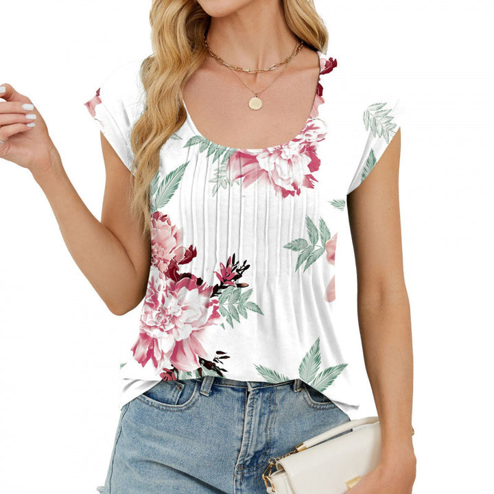 Dame Bohemian Inspireret Print Top Stilla