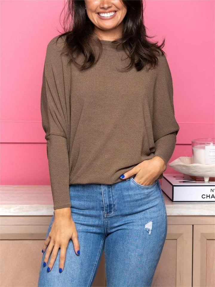 Dame Relaxed Fit Pullover Top Stilla
