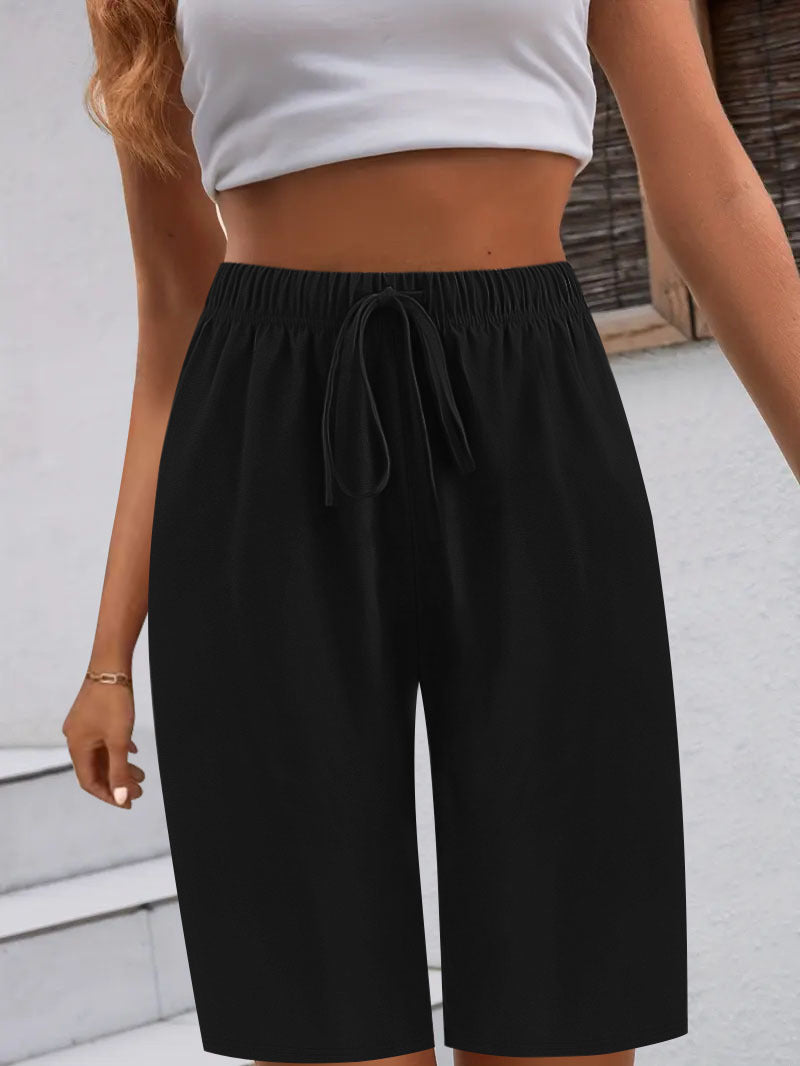 Dame Relaxed Fit Komfort Stretch Bermuda Shorts Stilla