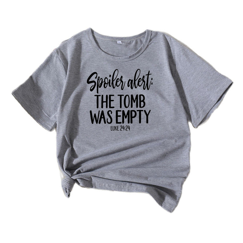 Dame Grafisk Korte Ærmer T-Shirt Stilla