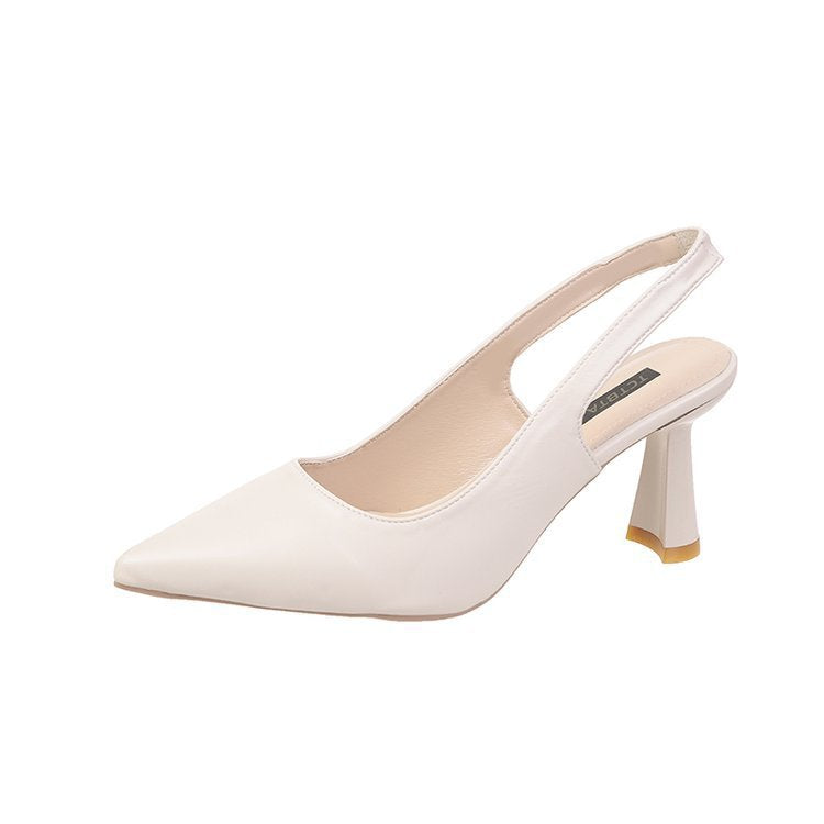 Dame Slingback-pumper med spidse design og luksuriøs blokhæl Stilla