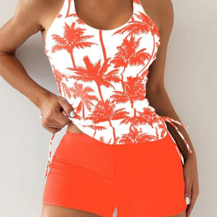 Dame Tankini med alsidig snit og sporty shorts Stilla