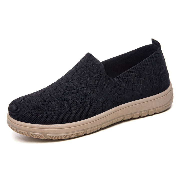 Dame Casual Komfort Slip-On Sneakers med struktureret overdel Stilla