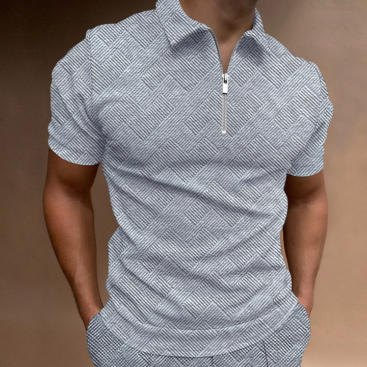 Herrer Kortærmet Poloshirt med let ståkrave Stilla