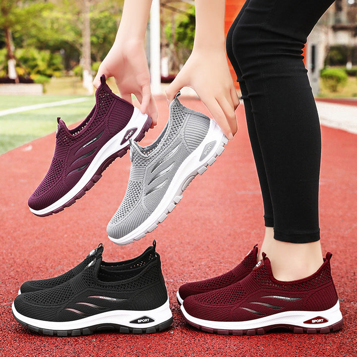 Dame Sporty Mesh Sneakers med skridsikker sål og åndbart overmateriale Stilla