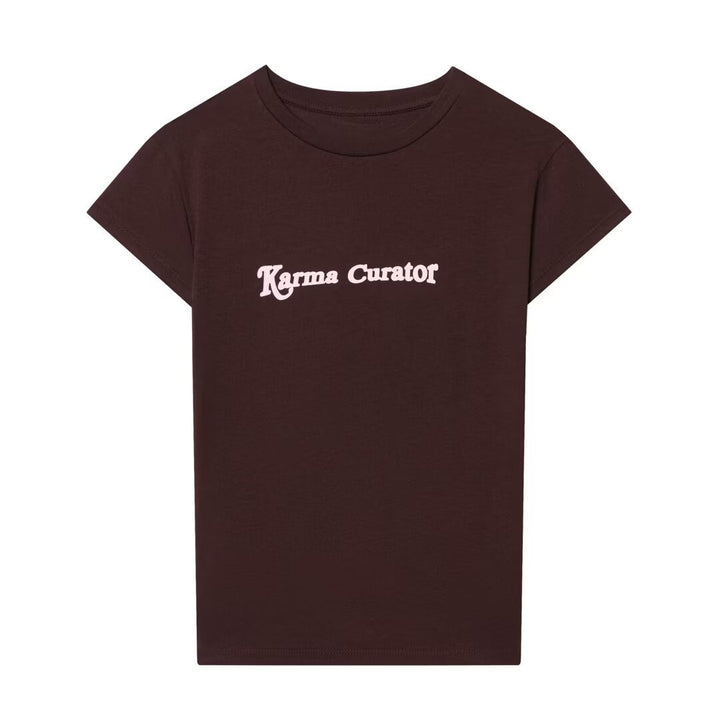 Dame T-shirt med inspirerende tekst Skovae