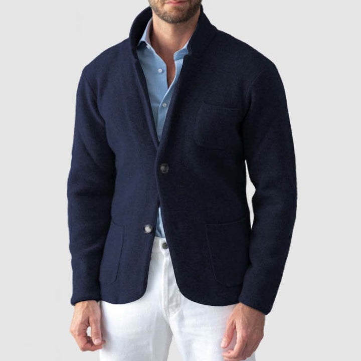 Stilla | Blazer Slim Fit Uldblanding Reverskrave To Knapper Lommer detaljer