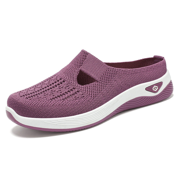 Dame Slip-On Komfort Vandrestøvler med åndbart strikdesign Stilla