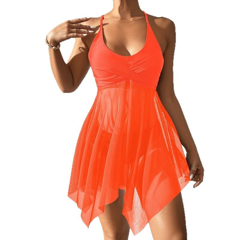 Dame Transparent Strandkjole Stilla