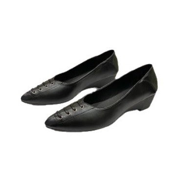 Dame elegante Ballerinas med moderigtige snørredetaljer og behagelig sål Stilla