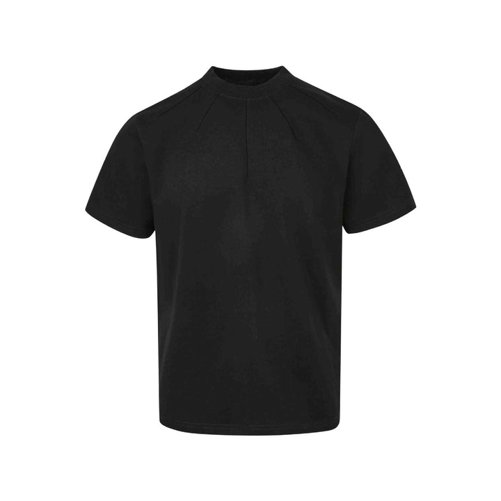 Herrer moderne T-shirt med høj krave og struktureret finish Stilla