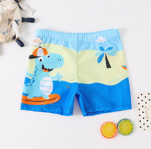 Drengernes bad shorts med maritimt motiv Skovae