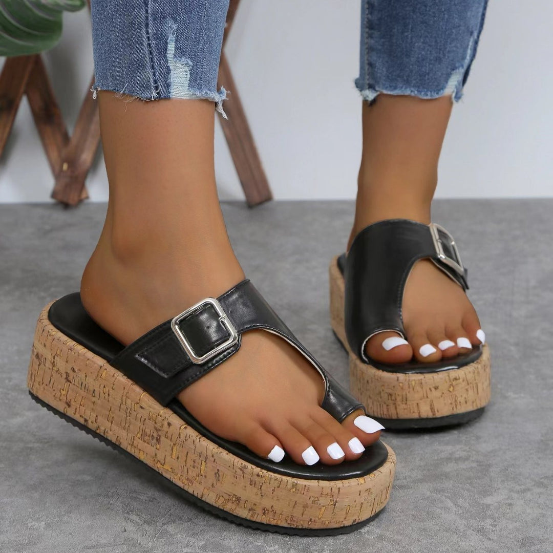 Dame komfort sandaler med ergonomisk korksål Stilla