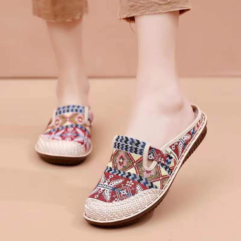 Femme Kunstnerisk Mønstret Slippers Stilla