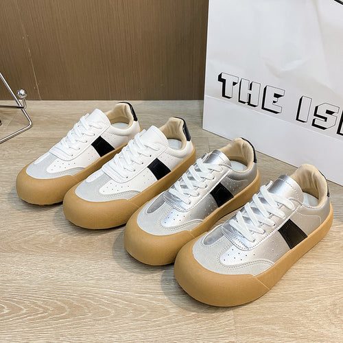 Dame sneakers med åndbar overfladestruktur og fleksibel sål Stilla