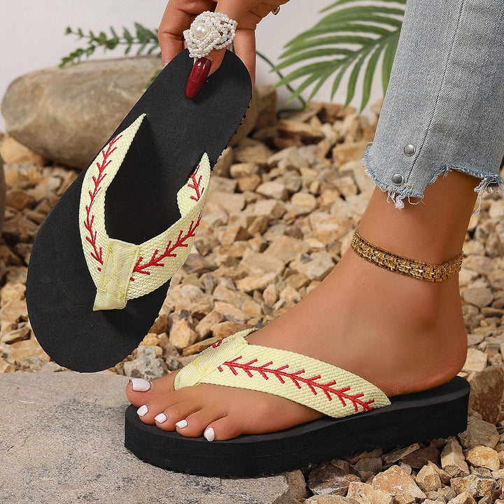 Dame Zehentrenner-sandaler med åndbart remdesign og skridsikker sål Stilla