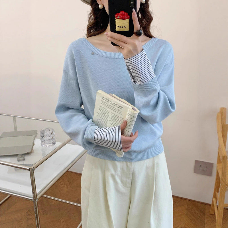 Kvinders afslappede sweater med aftagelig indvendig ærme Stilla