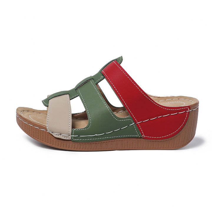 Dame komfortable kile-sandaler med moderne remme og skridsikker sål Stilla