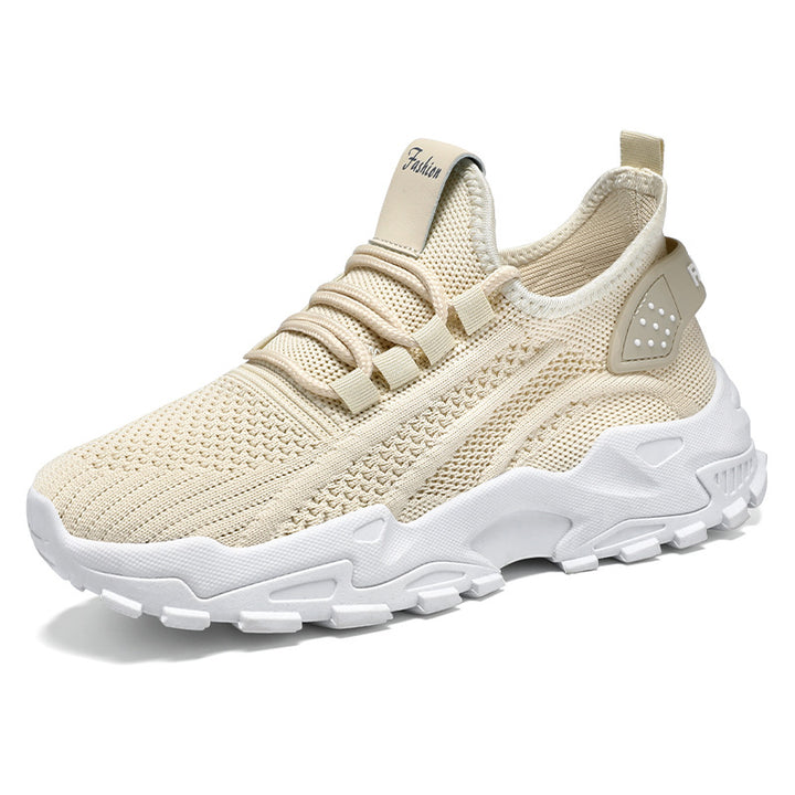 Dame Åndbare Løb-Sneakers med skridsikker Såle og elastisk Overdel Stilla