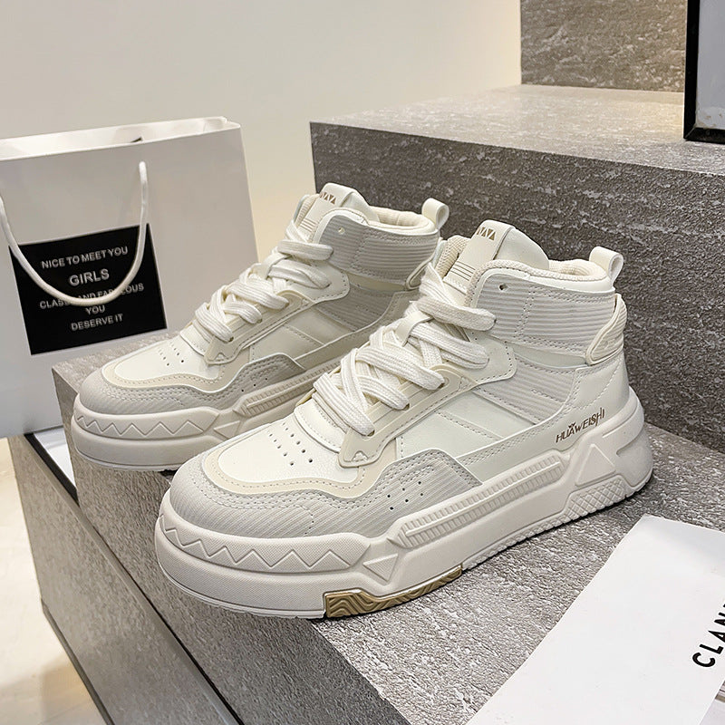 Damer Kvalitets Sneakers i sporty High-Top stil med åndbar overfladestruktur Stilla