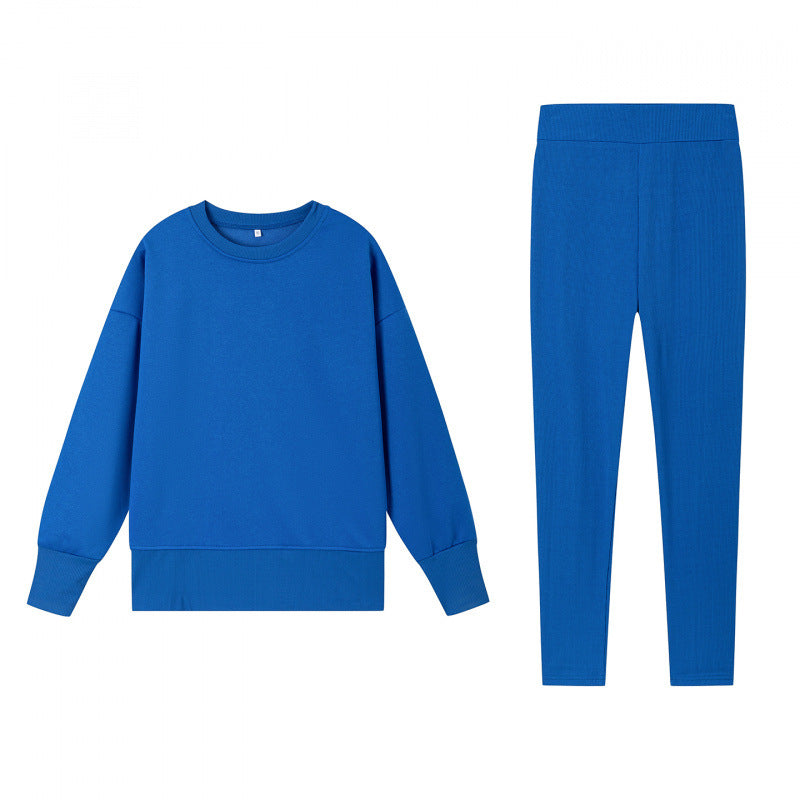 Damer hyggeligt sports sæt med løstsiddende sweatshirt og tætsiddende leggings Stilla