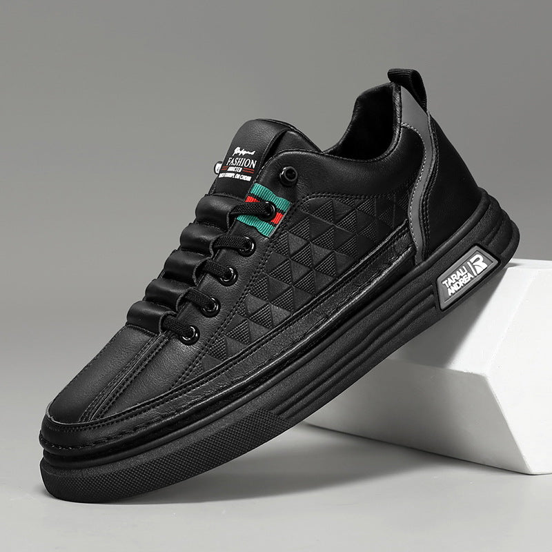 Herrer stilfulde afslappede sorte sneakers Stilla
