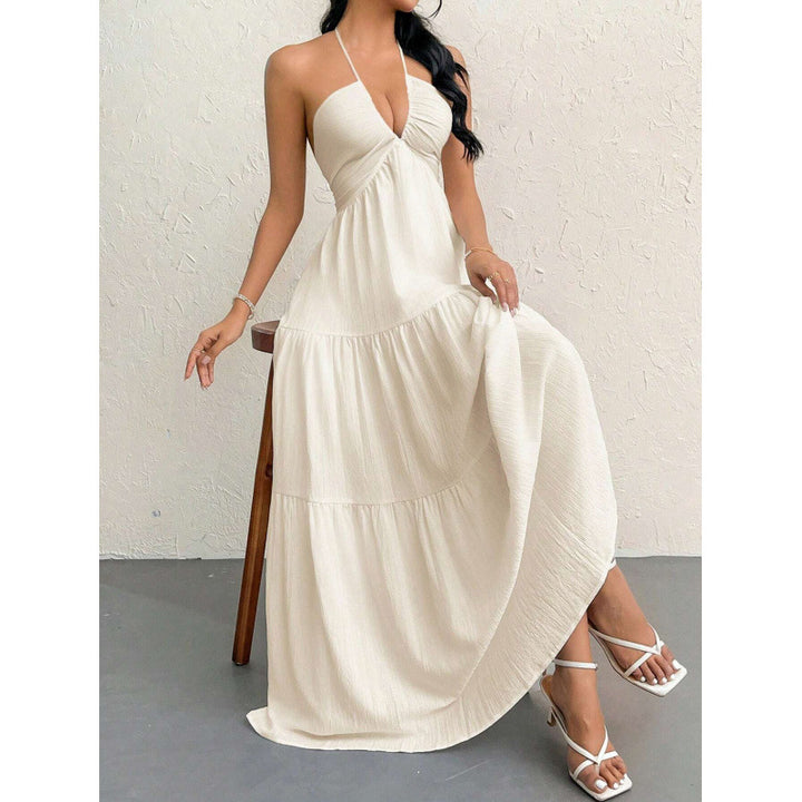 Dame Trin-Halter Maxi-Kjole Stilla