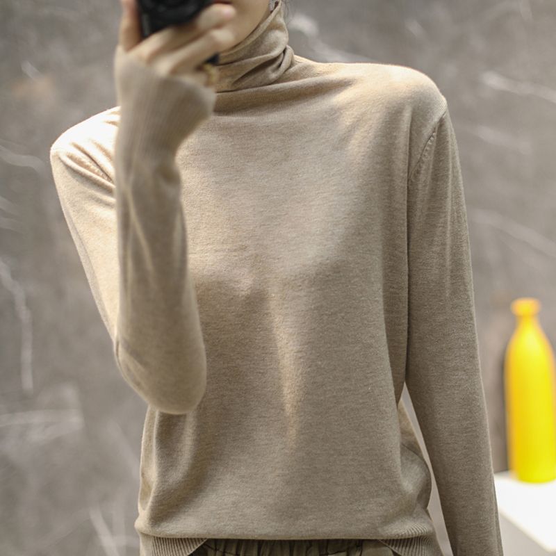 Kvindernes høj kvalitet turtleneck sweater Stilla