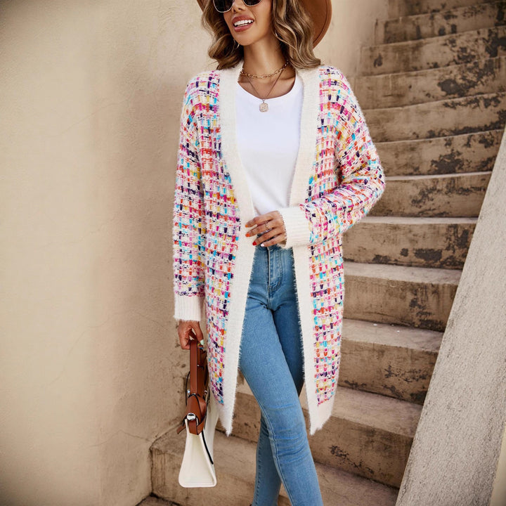 Kvinder hyggelig strik cardigan i moderne kunstdesign Stilla
