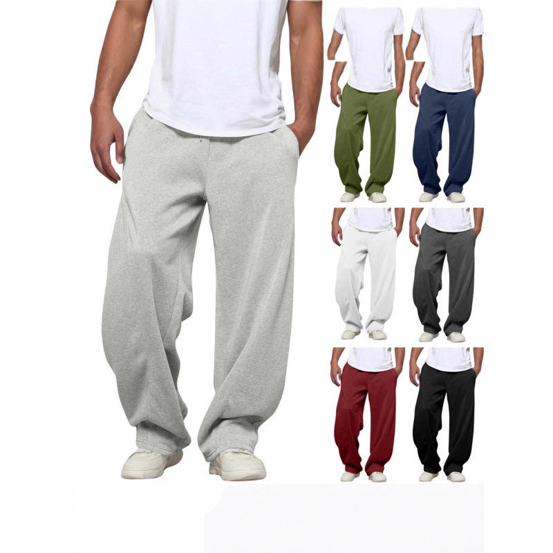 Herre løstsiddende joggingbukser med en afslappet pasform og praktiske lommer Skovae