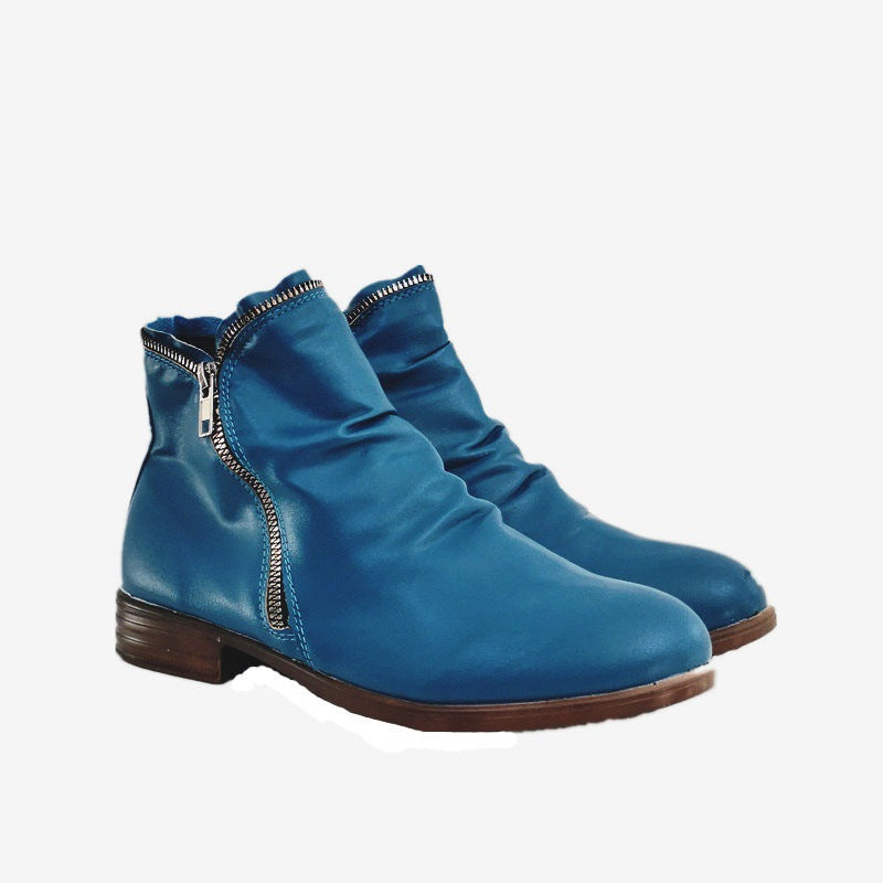 Dame Ankelstøvler med moderne slip-on design og praktiske lynlåse Stilla