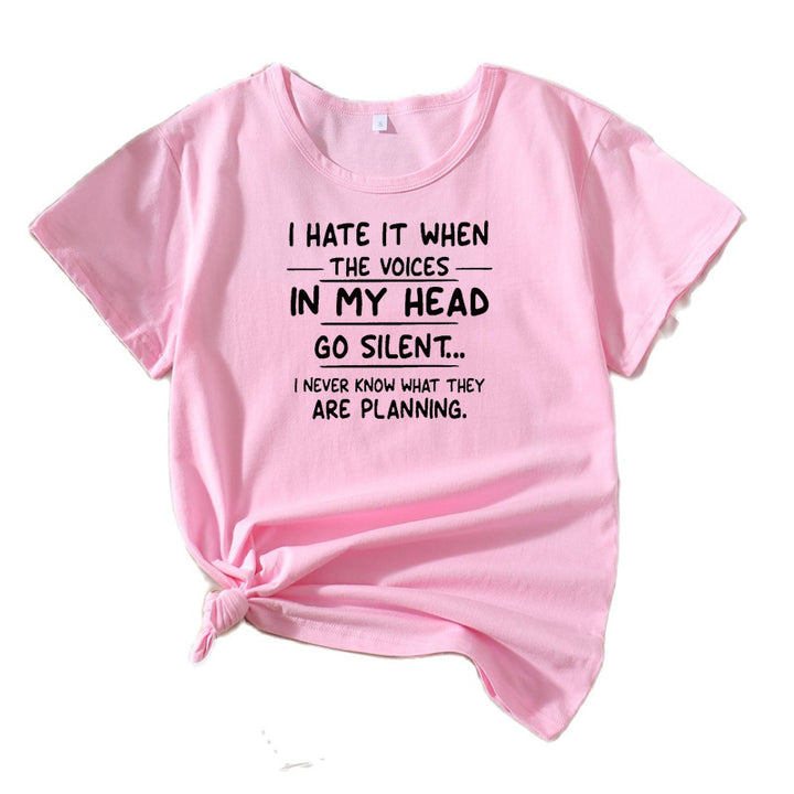 Kvinder Comic Grafik T-shirt med løs pasform Stilla