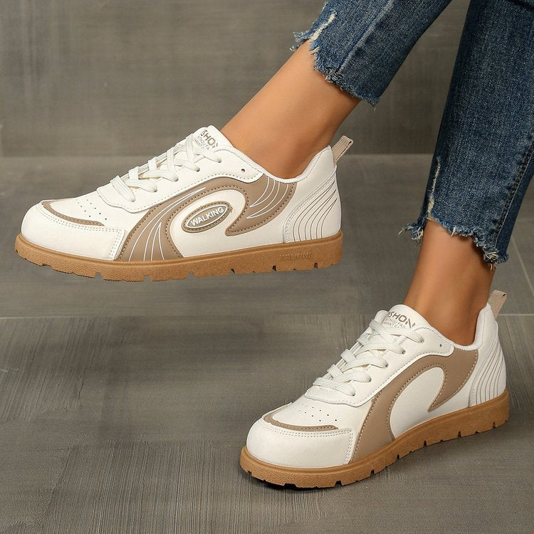 Dame mode Sneakers med åndbart overmateriale og skridsikker sål Stilla