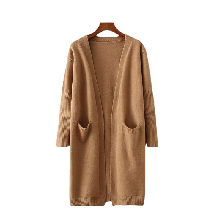 Kvindernes chunky strikket cardigan med praktiske lommer og afslappet snit Stilla