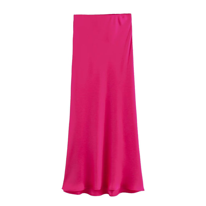 Dame lang satin skirt Skovae