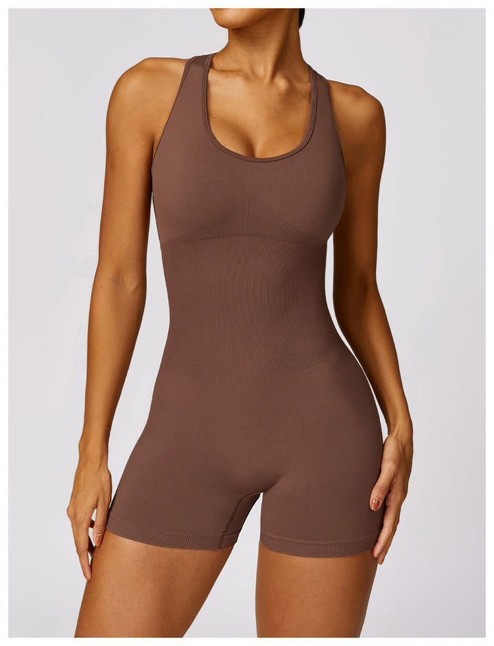 Stilla | Lifting Tight Back Yoga Bodysuit Hurtigttørrende Éndelt Sportsfitness Yoga Tøj