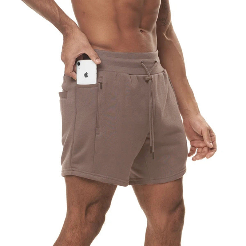 Herre sporty shorts med praktiske sidelommer og justerbart bånd Stilla