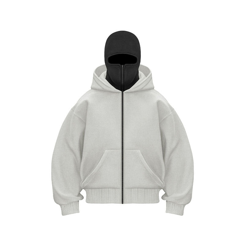 Kvinders hoodie med innovativt design og praktisk lynlås Skovae