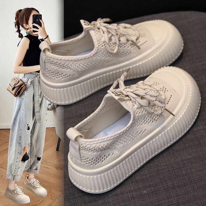 Dame Sporty Sneakers med åndbart Mesh-overmateriale og skridsikker sål Stilla