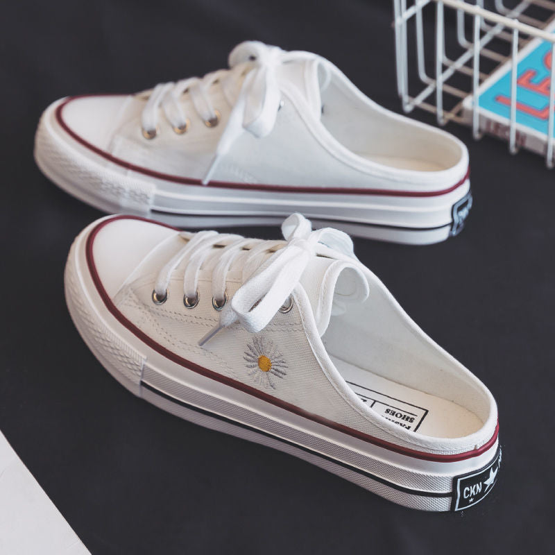 Dame fritids sneakers med åben hæl og afslappet stil Stilla