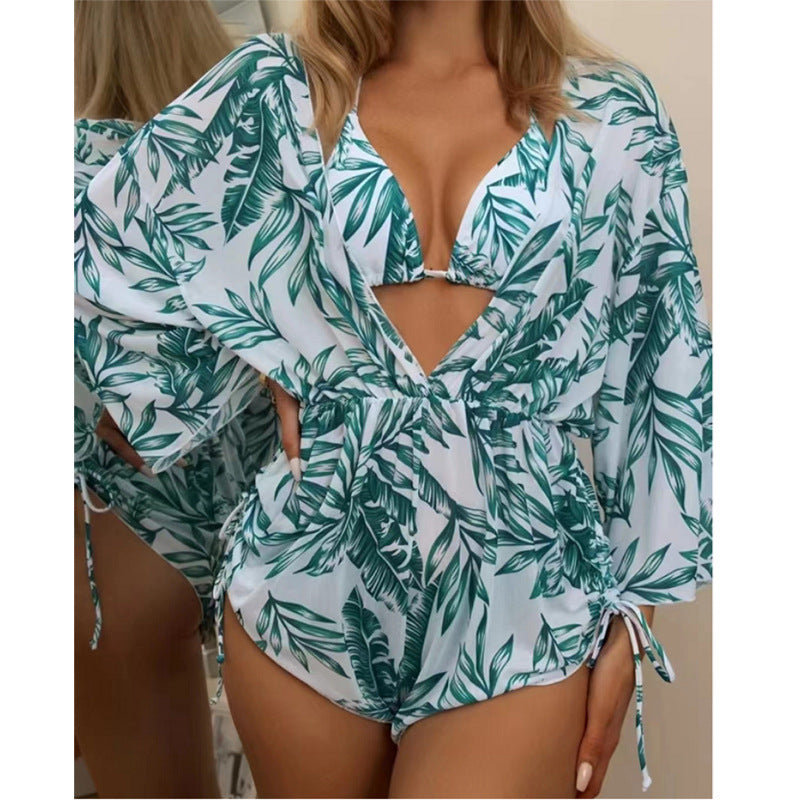 Dame Badetøj Outfit med grafisk design og stilfuld omslagsstil Stilla