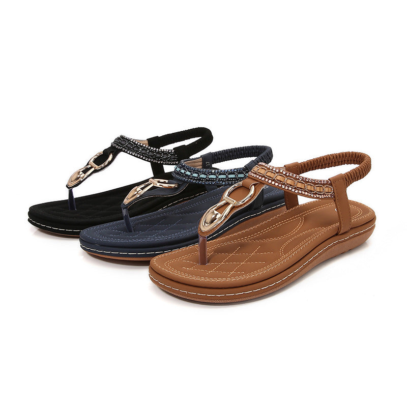 Dame sandaler med elegant fodseng Stilla