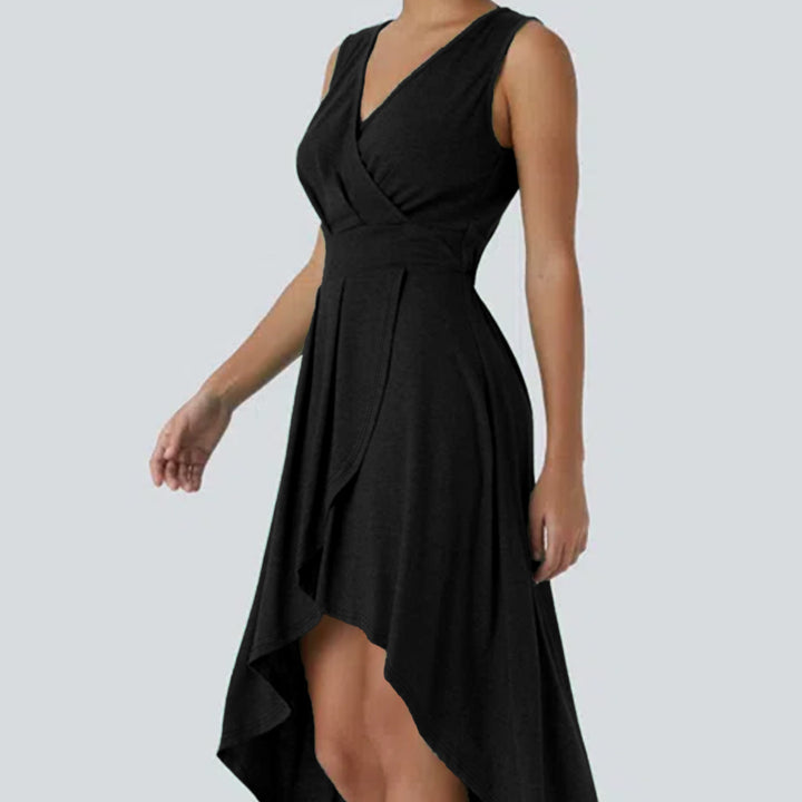 Dame viklekjole med asymmetrisk kant og elegant snit Skovae