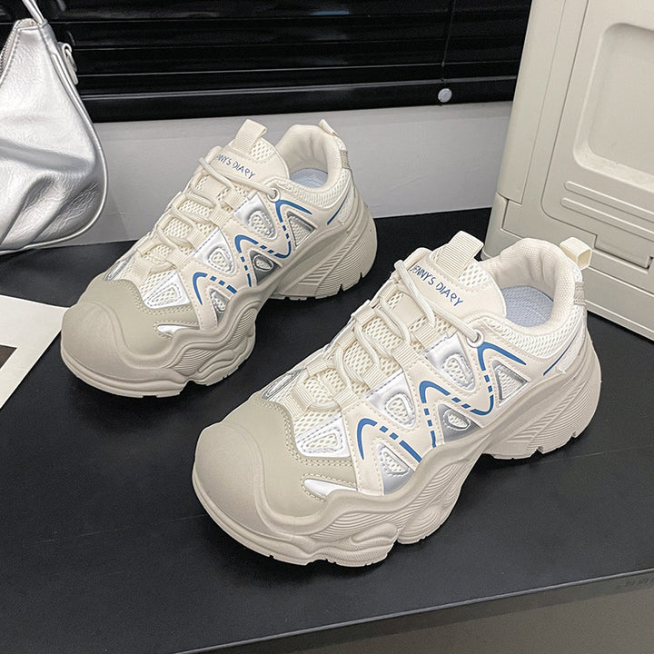 Dame Sportlige Sneakers med ergonomisk dæmpningsteknologi og elastisk snøring Stilla