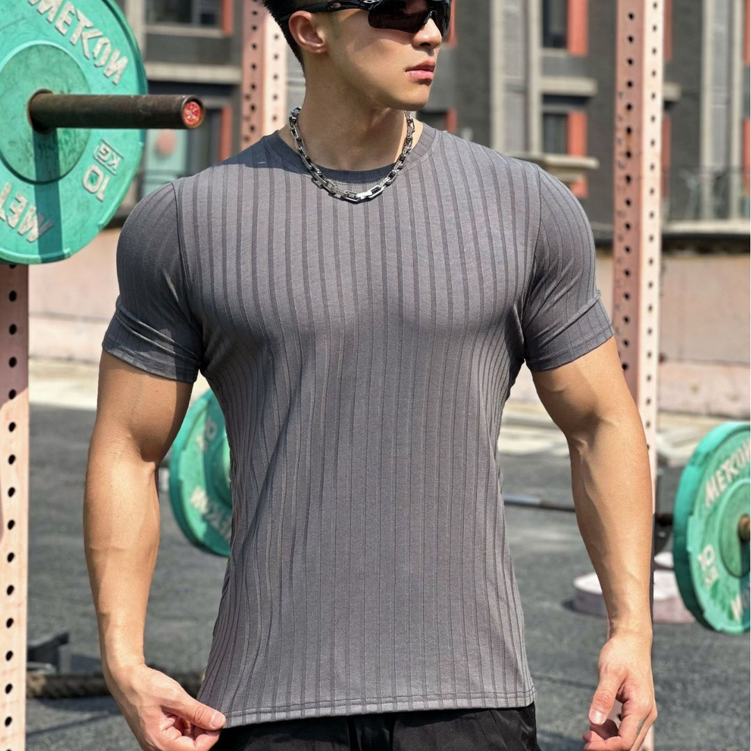 Herren Sporty Kompressionsshirt med fugtabsorberende teknologi Stilla