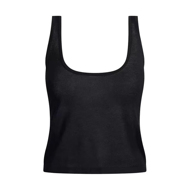 Dame Scoop Hals Basis Tanktop Stilla