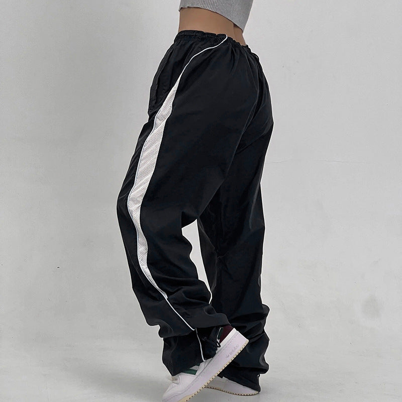 Dame Sporty fritid pants med netdetails Skovae